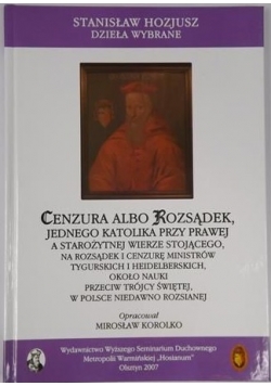 Cenzura albo rozsądek
