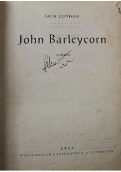 John Barleycorn powieść 1949 r