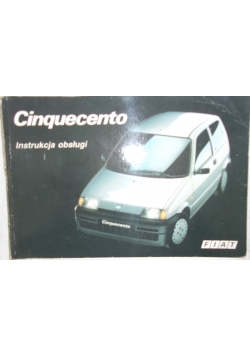 Cinquecento instrukcja obsługi