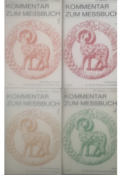 Kommentar zum Messbuch zestaw 4 książek