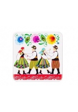 Podkładka korkowa FOLK - scenki ludowe - weselnicy