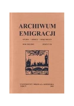 Archiwum Emigracji, zeszyt 5/6