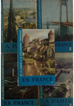 De la Langue a la civilisation Francaise, 4 volumes + komentarze gramatyczne
