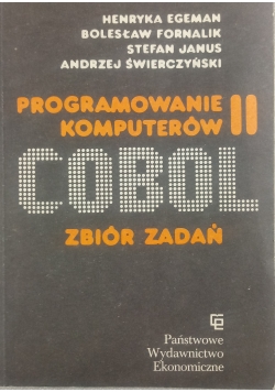 Programowanie komputerów II Cobol