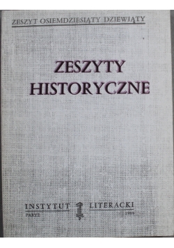 Zeszyty historyczne Zeszyt 89