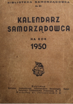 Kalendarz samorządowca 1950 r