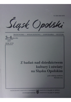 Śląsk Opolski, Nr 3-4 (64-65)
