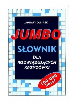 Jumbo słownik dla rozwiązujących krzyżówki