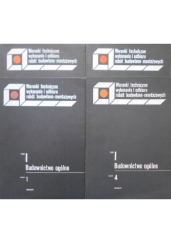 Budownictwo Ogólne ,Zestaw 4 książek