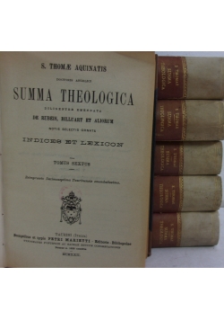 Summa theologica, Tom I- VI, 1942r.
