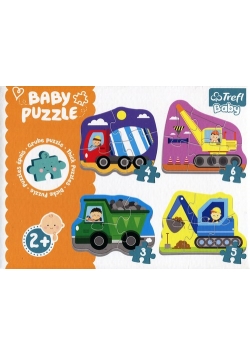 Puzzle Baby Classic Pojazdy na budowie