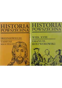 Historia powszechna, wiek XVIII/średniowiecze, zestaw 2 książek