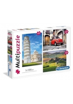 Puzzle 3x1000 Italy
