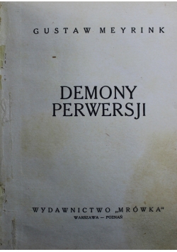 Demony Perwersji 1930 r.
