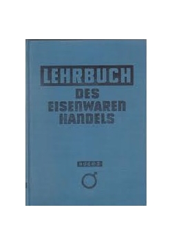 Lehrbuch des eisenwaren Handels