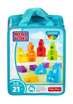 Mega Bloks Klocki Kolorowa układanka