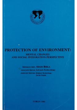 Protection of Environment: Mental Changes and Social Integration Perspective
