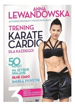 Trening Karate Cardio dla każdego + płyta DVD, Książka z autografem Anny Lewandowskiej