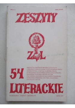 Zeszyty literackie, nr 54