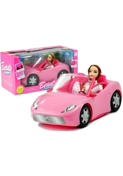 Lalka w Podróży Kabrioletem Auto dla Lalki