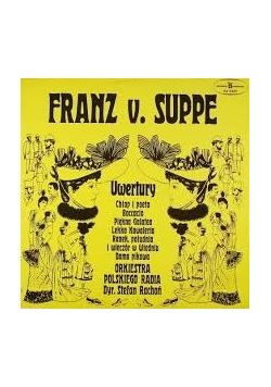Franz v. Suppe. Uwertury, płyta winylowa