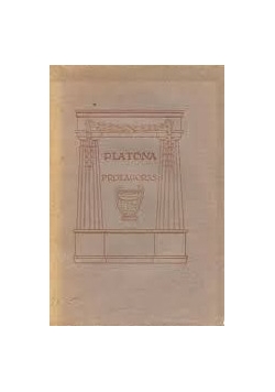 Platona Protagoras, 1923 r.