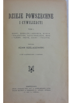 Dzieje powszechne i cywilizacyi, tom I, 1913 r.