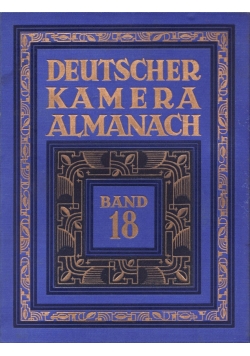 Deutscher Kamera Almanach, ok 1927 r.