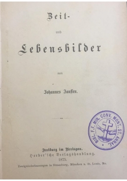 Beit und Lebensbilder, 1875r.