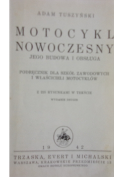Motocykl nowoczesny, 1942r.