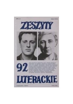 Zeszyty literackie 92 jesień/zima 2005