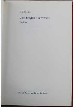 Vom bergbach zum  meer