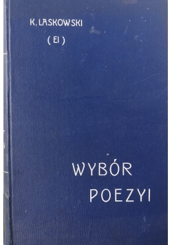 Wybór poezyi, 1909 r.