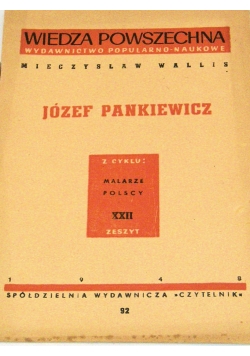 Józef Pankiewicz zeszyt XXII, 1948 r.