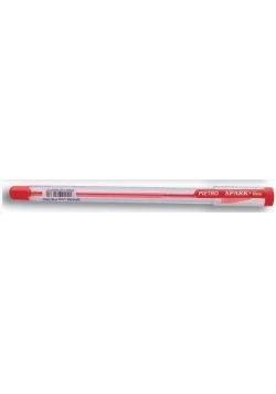 Długopis Pietro 0,7mm czerwony (25 szt) SPARK LINE