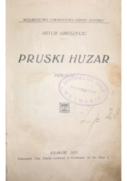 Pruski huzar, 1925 r.