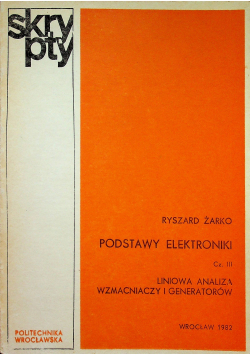 Podstawy elektroniki część III
