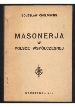 Masonerja w Polsce współczesnej, 1936 r.