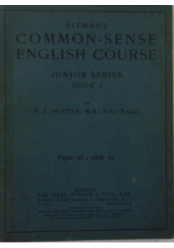Common- Sense English Course Junior series book 2