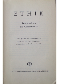 Ethik kompendium der gesamtethik