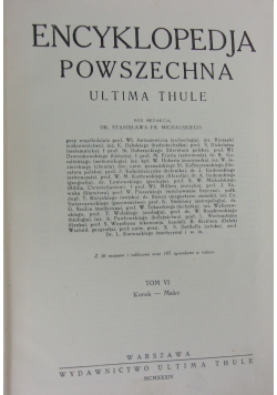Encyklopedia powszechna. Ultima Thule. 1927 r.
