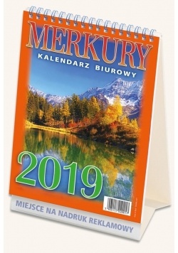 Kalendarz 2019 Biurowy Merkury TELEGRAPH