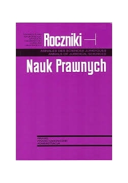 Roczniki Nauk Prawnych