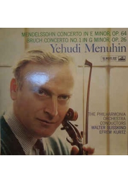 Concerto In E Minor, Op. 64 / Concerto No.1 In G Minor, Op. 26, płyta winylowa