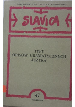 Typy opisów gramatycznych języka