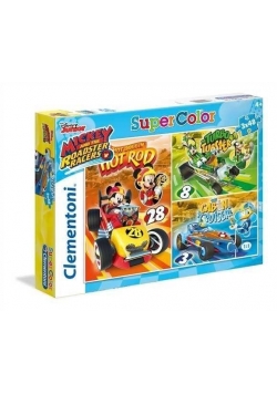 Puzzle 3x48 Mickey and the Roadster Racers