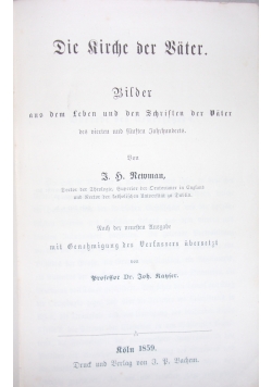 Die Kirche der Vater , 1859r.