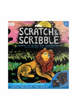 Zdrapywanki Scratch & Scribble - Safari