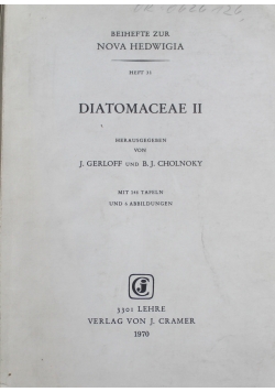Diatomaceae II