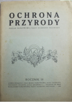 Ochrona przyrody Rocznik 18 1948 r.
